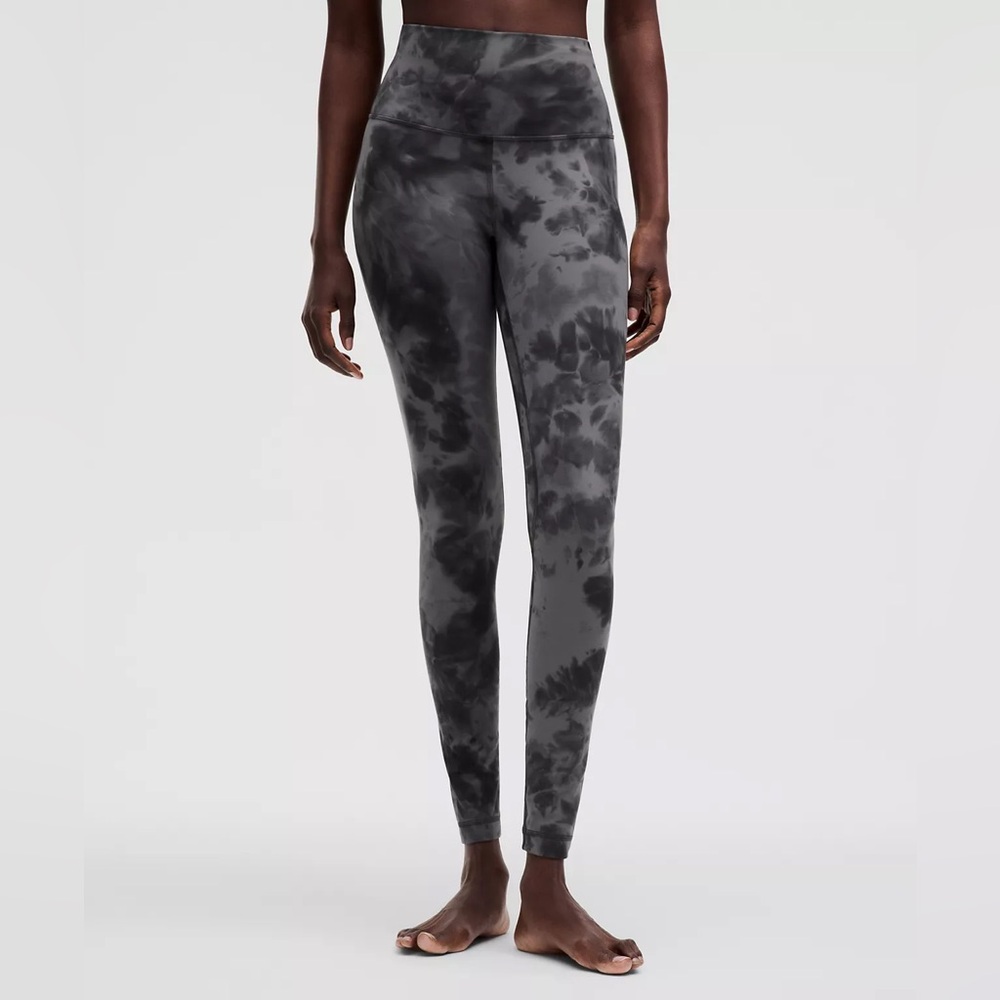NWT Lululemon Align High Rise Pant 28" size 20 Diamond Dye Pitch Grey Graphite